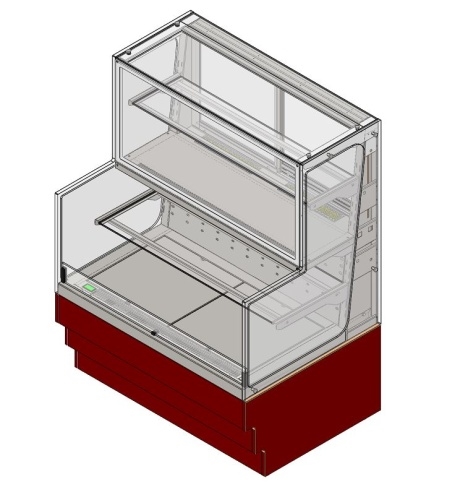Витрина кондитерская холодильная REFETTORIO Crystal RKC21A OZ