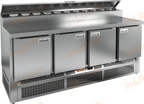 Стол холодильный для пиццы HICOLD PZE2-1111/GN (1/6H)