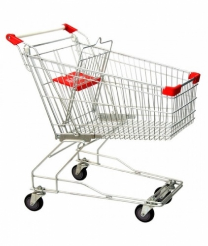 Тележка покупательская EKSI ZN, RD 60 л, с детским сиденьем