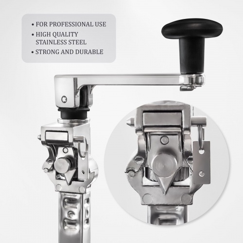 Открывалка настольная для банок BOJ 50см 00110904. никелированная сталь