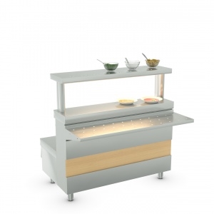 Мармит 1-х блюд 3-х конфорочный ATESY РИВЬЕРА М1-3.1500-02-О