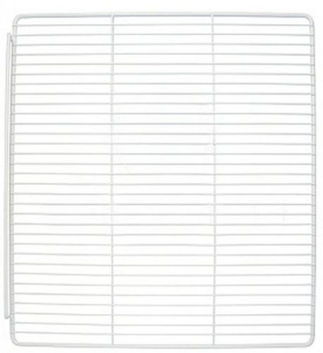 Полка POLAIR 455х505 диаметр 6.5 2 поперечины 3х10 лари ПЭП RAL - 9003 белый