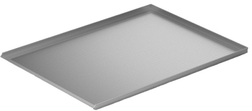 Противень для пекарского шкафа WLBAKE 800х600х20 перфорация (3 борта 90°, 1 борт 45°) толщ 1,5мм