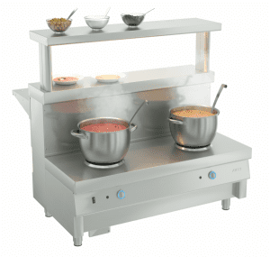 Мармит 1-х блюд 2-х конфорочный ATESY РИВЬЕРА М1-2.1200-02-О