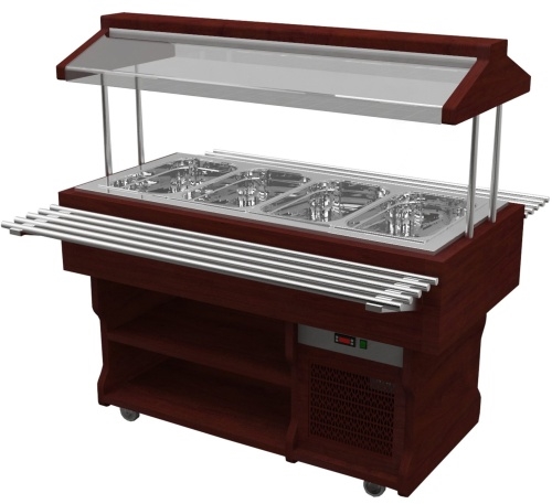 Салат-бар GASTROLUX ПО-187/5GN/W