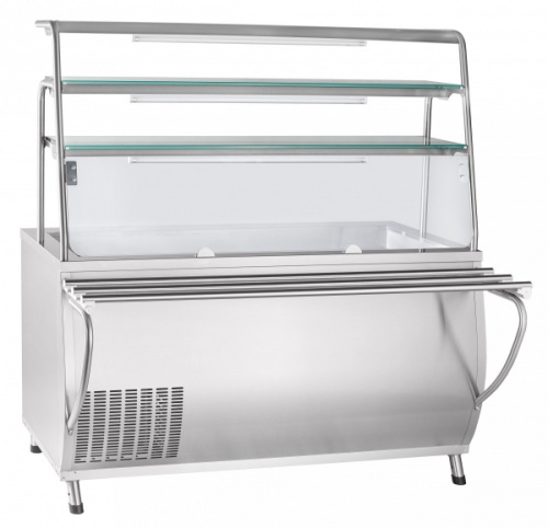 Прилавок холодильный ABAT ПРЕМЬЕР ПВВ(Н)-70Т-01-НШ