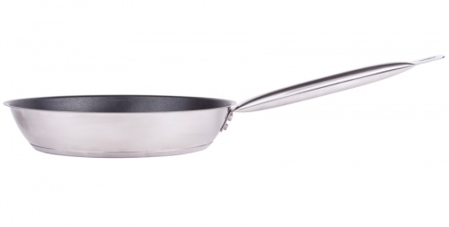 Сковорода LUXSTAHL 260/50 из нержавеющей стали, антипригарное покрытие [C24131] кт109
