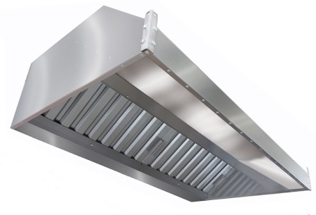 Зонт вытяжной пристенный ITERMA ЗВП-2000х1000х350