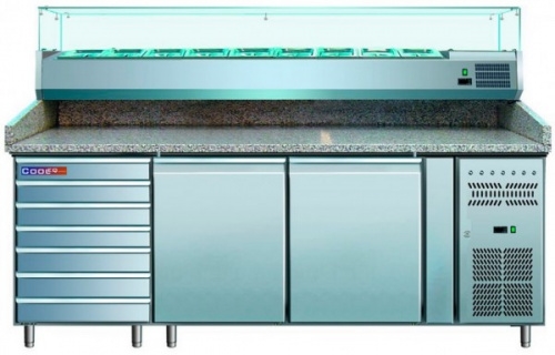 Стол холодильный для пиццы COOLEQ PZ2610TN-VRX380