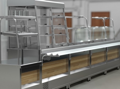 Прилавок-мармит первых блюд МАРИХОЛОДМАШ ПМПЭ15