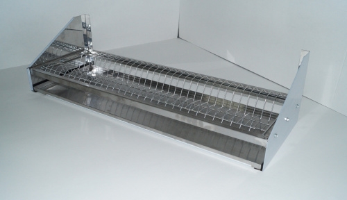 Полка навесная RESTOINOX ПНТ-1-9/3 для сушки тарелок