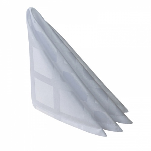 Салфетка LUXSTAHL 45х45 см «Журавинка» белая (квадрат)