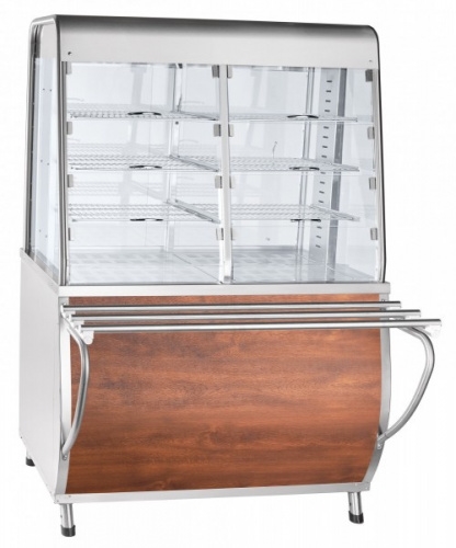 Прилавок-витрина тепловой ABAT ПРЕМЬЕР ПВТ-70Т (кашированная под дерево)