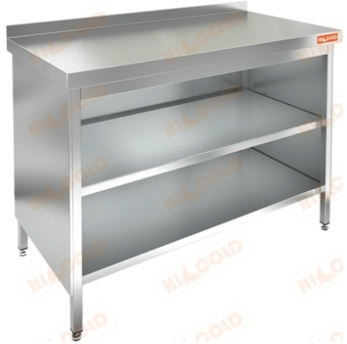 Стол нержавеющий закрытый с 3-х сторон HICOLD НСЗО-16/6Б