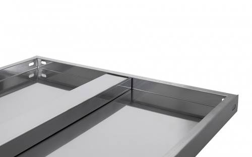 Стеллаж кухонный LUXSTAHL СР-1800*1000*300/4 нерж.