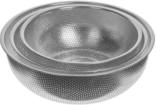 Дуршлаг LUXSTAHL нерж. сталь, D=25 см