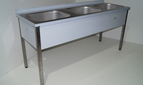 Ванна моечная цельнотянутая RESTOINOX ВМЦ-3/18/6-Б