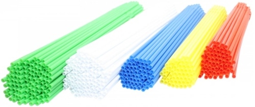 Палочки пластиковые для сахарной ваты Завод пластмасс красные 370мм 100 шт