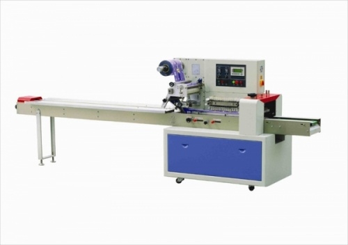 Горизонтальная упаковочная машина HUALIAN DXDZ-250B (окраш. корпус, фотометка)