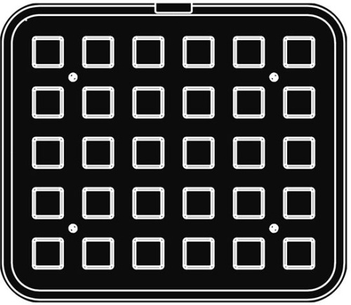 Форма для тарталеток PAVONI Cookmatic 10