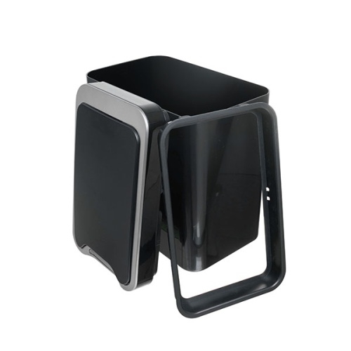 Ведро для мусора FOODATLAS JAH-6611 12л, сенсорное, прямоугольное, черный