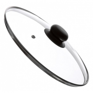 Крышка стеклянная 280 мм с пароотводом 4517