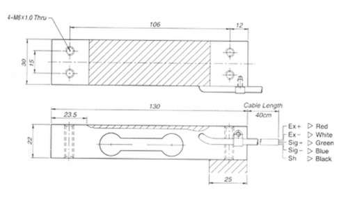 Тензодатчик BCL-15L