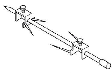 Шампур-спица в сборе для GRILL MASTER 11210