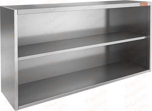 Полка нержавеющая настенная открытая HICOLD НПО-14/3