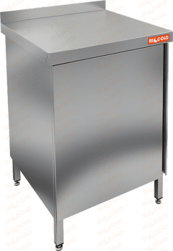 Стол производственный пристенный с 2-мя полками HICOLD НСЗ-6/6БЛ