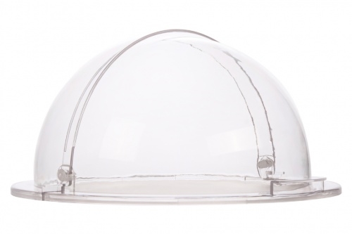 Крышка полусфера LUXSTAHL 370 мм прозрачная [CV06] кт258