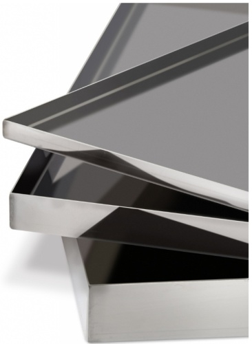 Противень LUXSTAHL из нержавеющей стали 600х400 мм сварной мки001