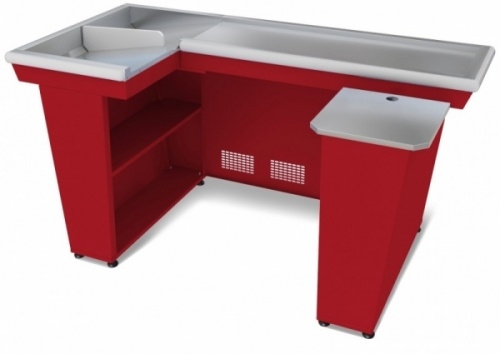 Кассовый бокс МХМ КБ-1,9-2н (красный, двойной накопитель)