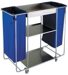 Тележка для горничных ОЛДАК ТН 1 нержавеющая стальаль