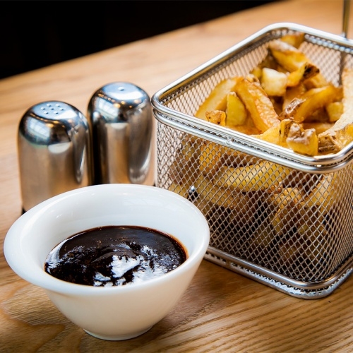 Корзинка для картофеля фри с ручкой LUXSTAHL 105х90х65 мм [QL089-02]