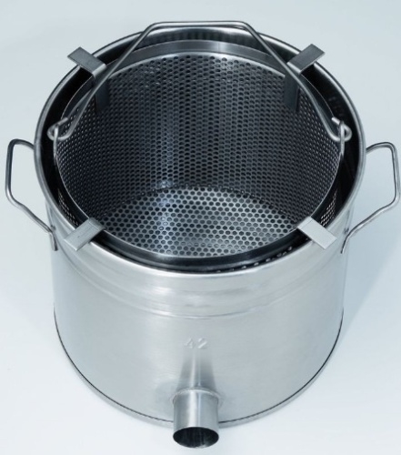 Контейнер для отходов FLOTT для VAP ZS 25 с фильтром. нержавеющая стальаль