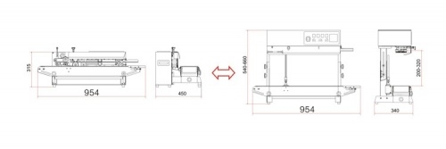 Роликовый запайщик пакетов HUALIAN FRBM-810II