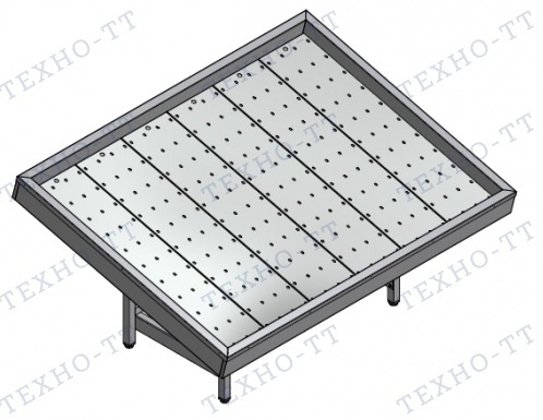 Стол для выкладки рыбы на льду ТЕХНО-ТТ СП-612/2010Д