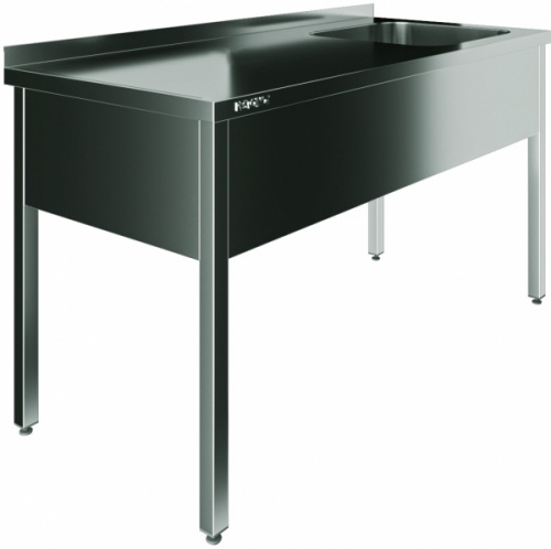 Ванна моечная с рабочей поверхностью RESTOINOX ВМЦР/1-12/6-БП