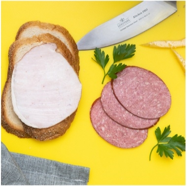 Доска разделочная мки301/2, полипропилен, 500х350х18мм, желтый