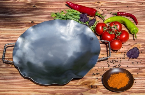 Сковорода для саджа SADJ нержавеющая стальаль, D=35 см