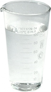 Мерный стакан 100 мл ГОСТ 1770-74