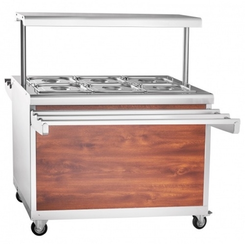 Мармит вторых блюд ABAT ЭМК-70ПМ (кашированный под дерево)