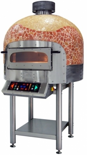 Печь для пиццы MORELLO FORNI ротационная FRV100 CUPOLA MOSAIC