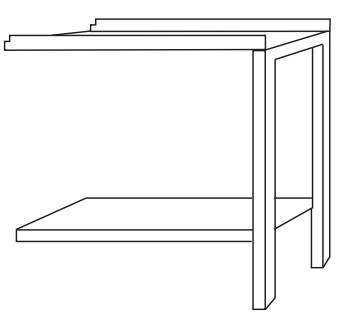 Стол SILANOS 509571 800MM для T/TA/TS