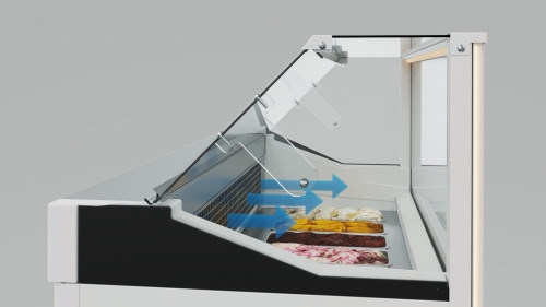 Витрина холодильная CARBOMA IC72 SL 1,3-1 9003