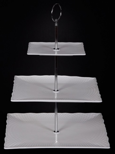 Этажерка 3-х ярусная Sam&Squito серия Quadro фк1306