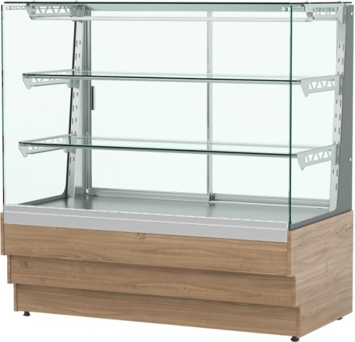 Витрина кондитерская холодильная REFETTORIO Crystal RKC21A-MV, 2 полки