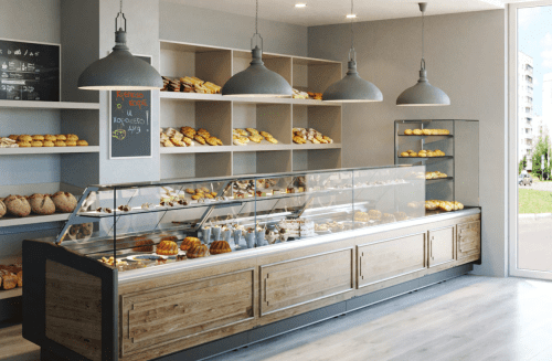 Прилавок неохлаждаемый CARBOMA KC95 N 0,8-7 RAL1003