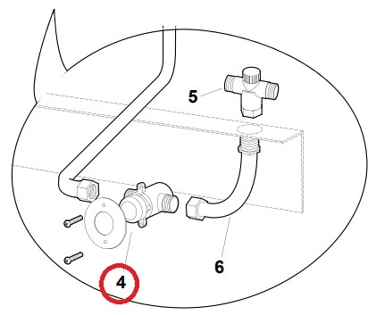 Кран ELECTROLUX 0PE612